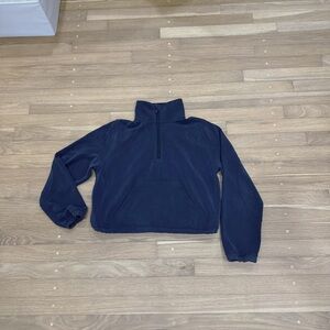 Black lululemon softstreme quarter zip sweatshirt size 4